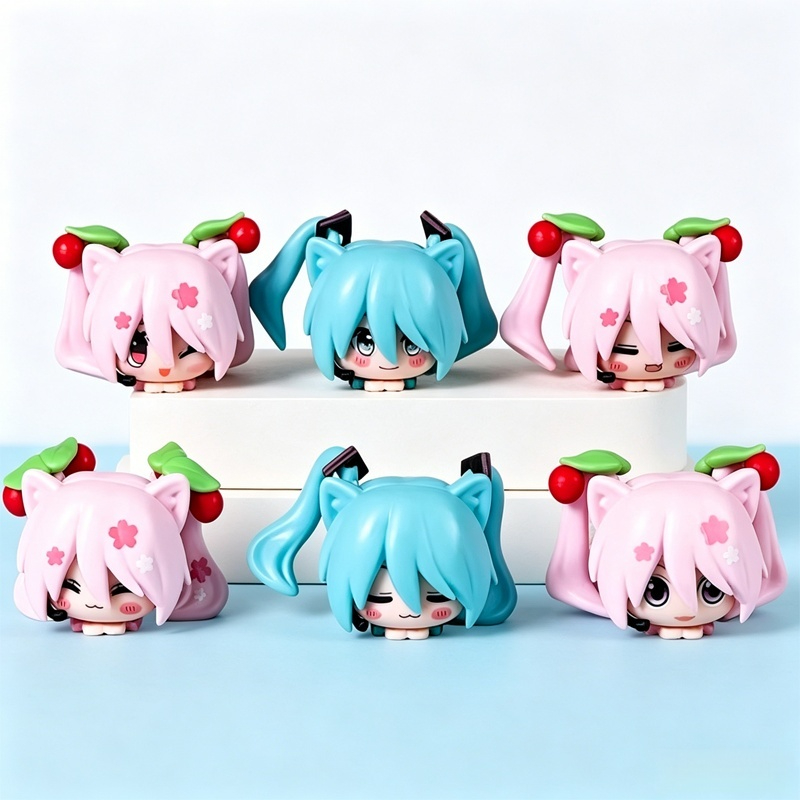Pc Gaming Hatsune Miku - Ready Stock 6 Styles Kawaii Cat