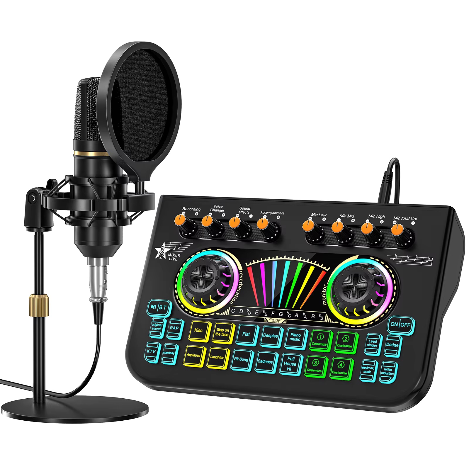 Pc Gaming Kit - Tenlamp X3 BM800 Podcast Microphone Bundle