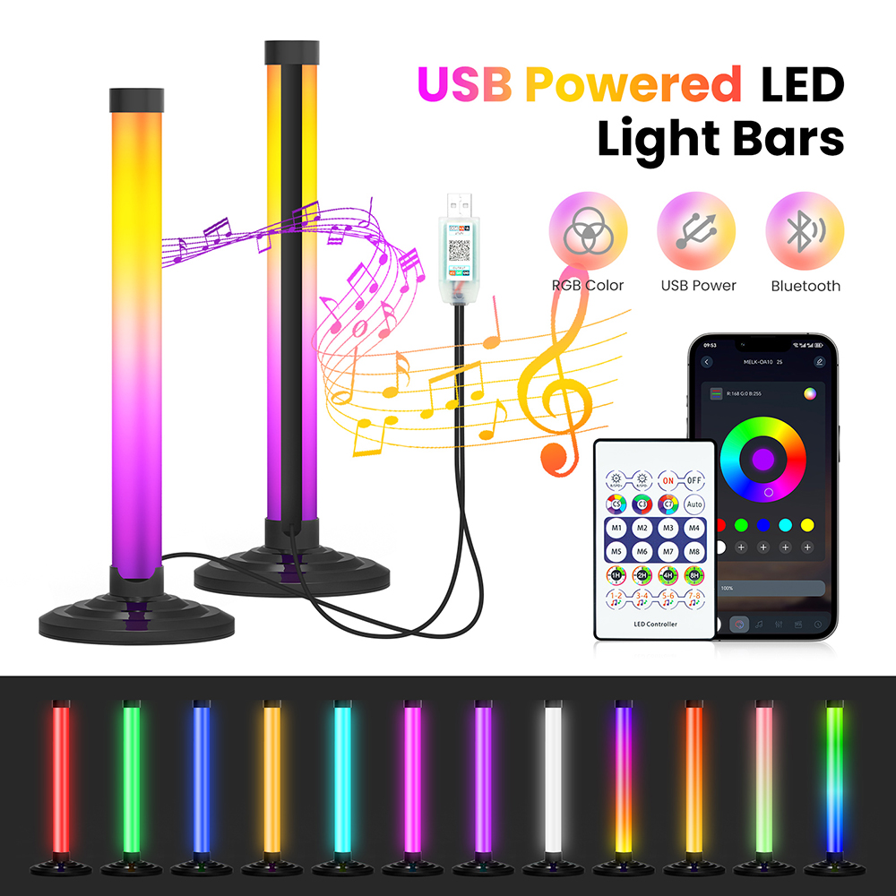 2 4 Light RGB Kit Smart LED Fl - Pc Gaming Kit ulasan dan harga