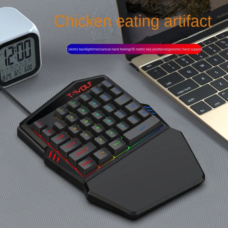 T-WOLF TF900 One Handed Keyboa - Pc Gaming Kit ulasan dan harga