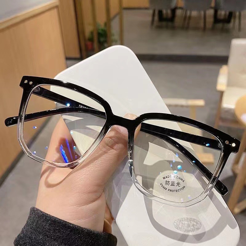 Large Square Frame Anti-Blue L - Gaming Glasses Blue Light ulasan dan harga