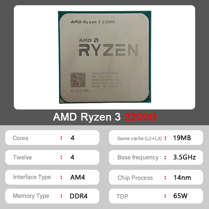 AMD Ryzen 3 2200G AM4 Budget A - Pc Gaming Entry ulasan dan harga