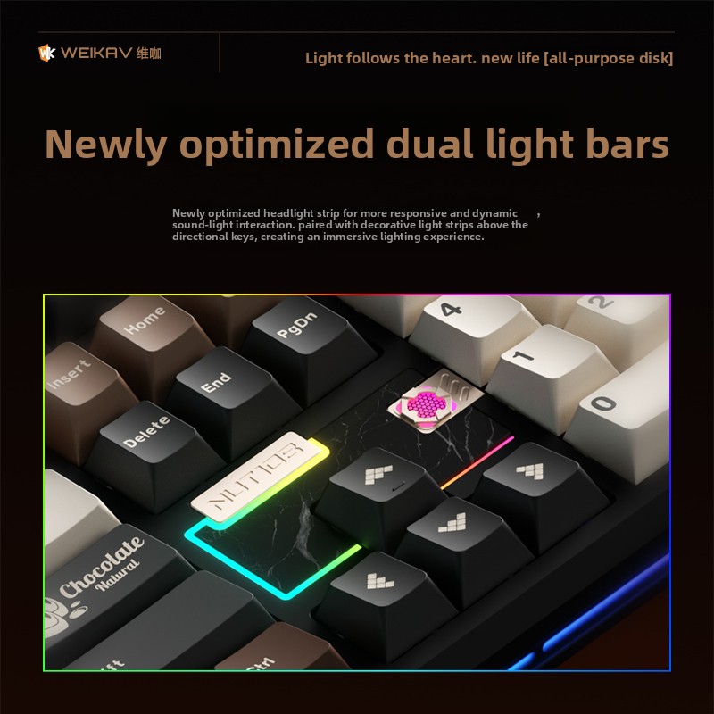 WEIKAV NUT108 Mechanical Keybo - Pc Gaming Kit ulasan dan harga