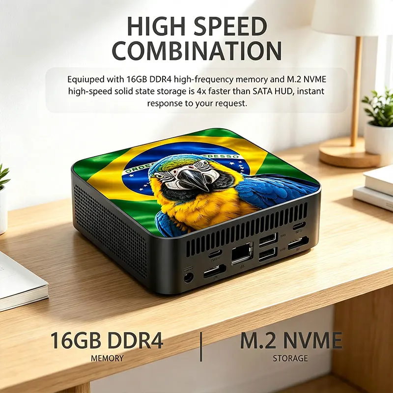 New Mexico Brazil Flag Mini PC - Pc Gaming Laptop ulasan dan harga