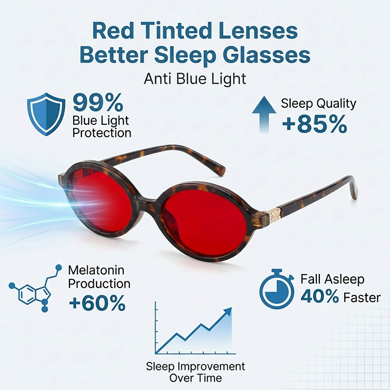 Anti Blue Light Red Lens Filte - Gaming Glasses Blue Light ulasan dan harga