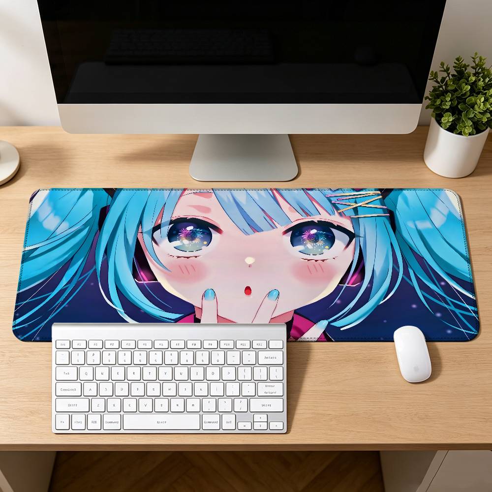 H-Hatsunes Miku Girl Mouse Pad - Pc Gaming Hatsune Miku ulasan dan harga
