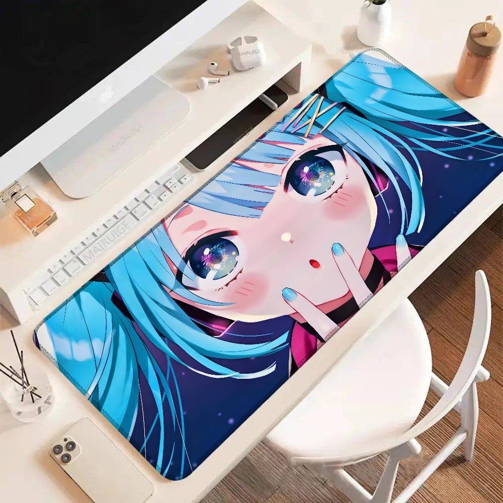 H-Hatsunes Miku Girl Mouse Pad - Pc Gaming Hatsune Miku ulasan dan harga