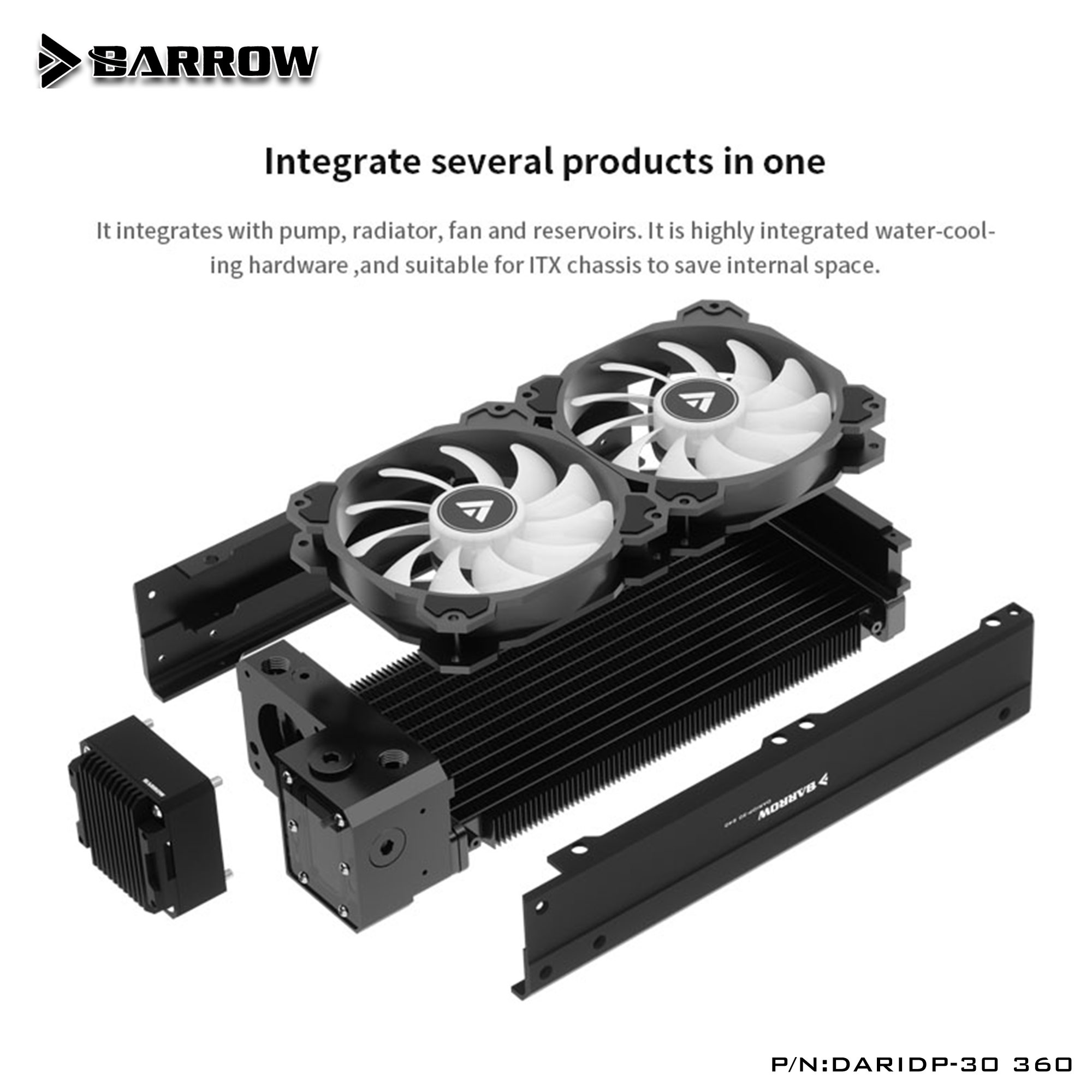Barrow DARIDP-30 PC Water Cool - Pc Gaming Kit ulasan dan harga