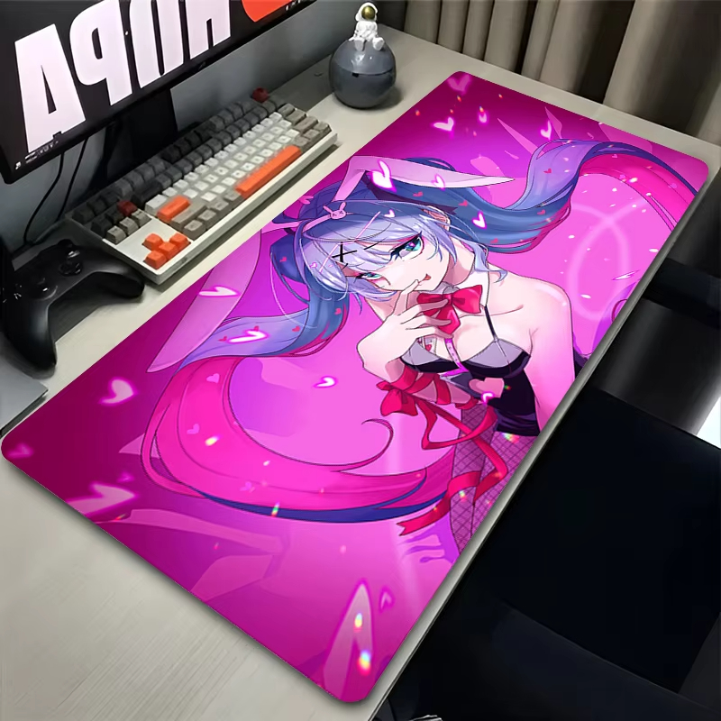 PC Mouse Pad Anime Sexy Bunny  - Pc Gaming Hatsune Miku ulasan dan harga